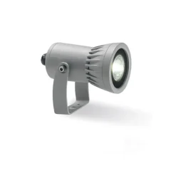 Faretto grigio da giardino orientabile moderno 6w 4000k ip65