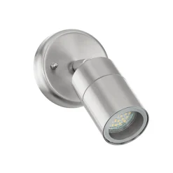 Faretto led per esterno giardino orientabile inox ip44