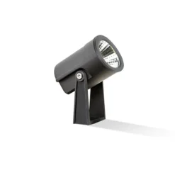 Faretto nero da giardino con picchetto led 7w 3000k ip65
