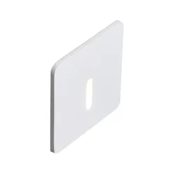 Faretto segnapasso bianco led 3w da incasso 3000k quadrato 220-240v