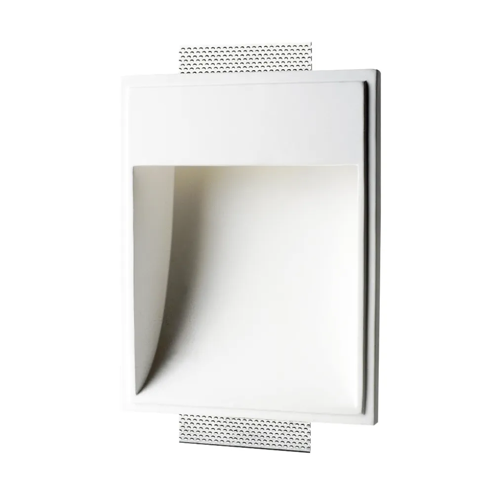 Faretto segnapasso in gesso da incasso g9 4w 3000k