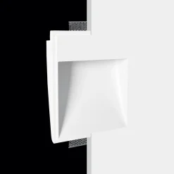 Faretto segnapasso in gesso da incasso g9 4w 3000k