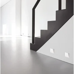 Faretto segnapasso in gesso da incasso g9 4w 3000k