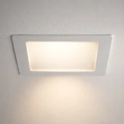 Faretto a led da incasso quadrato per controsoffitto 18w 3000k 220v bianco