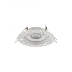 Faretto a soffitto per bagno da incasso rotondo bianco