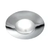 Faretto bagno doccia da incasso a soffitto cromato rotondo gea luce