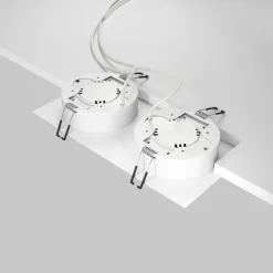Faretto bianco da incasso a soffitto cestello maytoni hoop