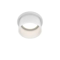 Faretto bianco da incasso a soffitto rotondo maytoni reif