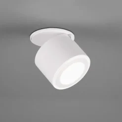 Faretto bianco da incasso led 6w 3000k orientabile