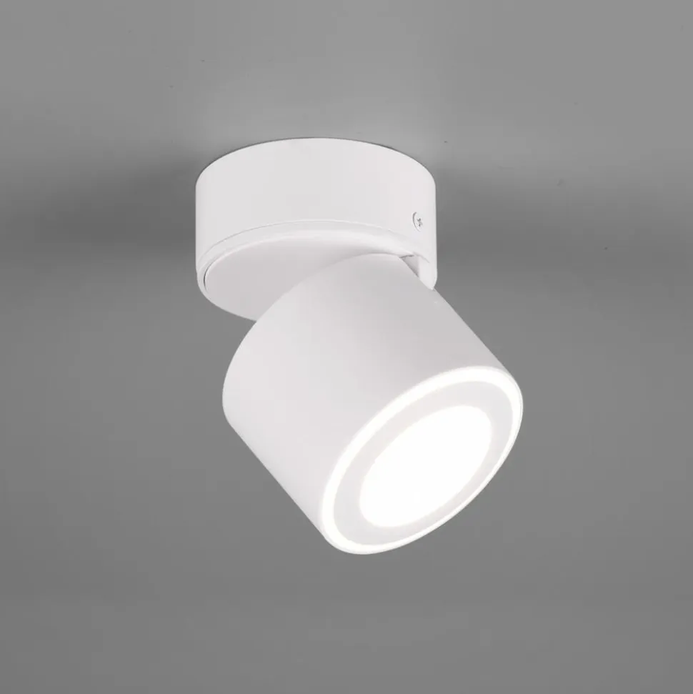 Faretto bianco da incasso led 6w 3000k orientabile
