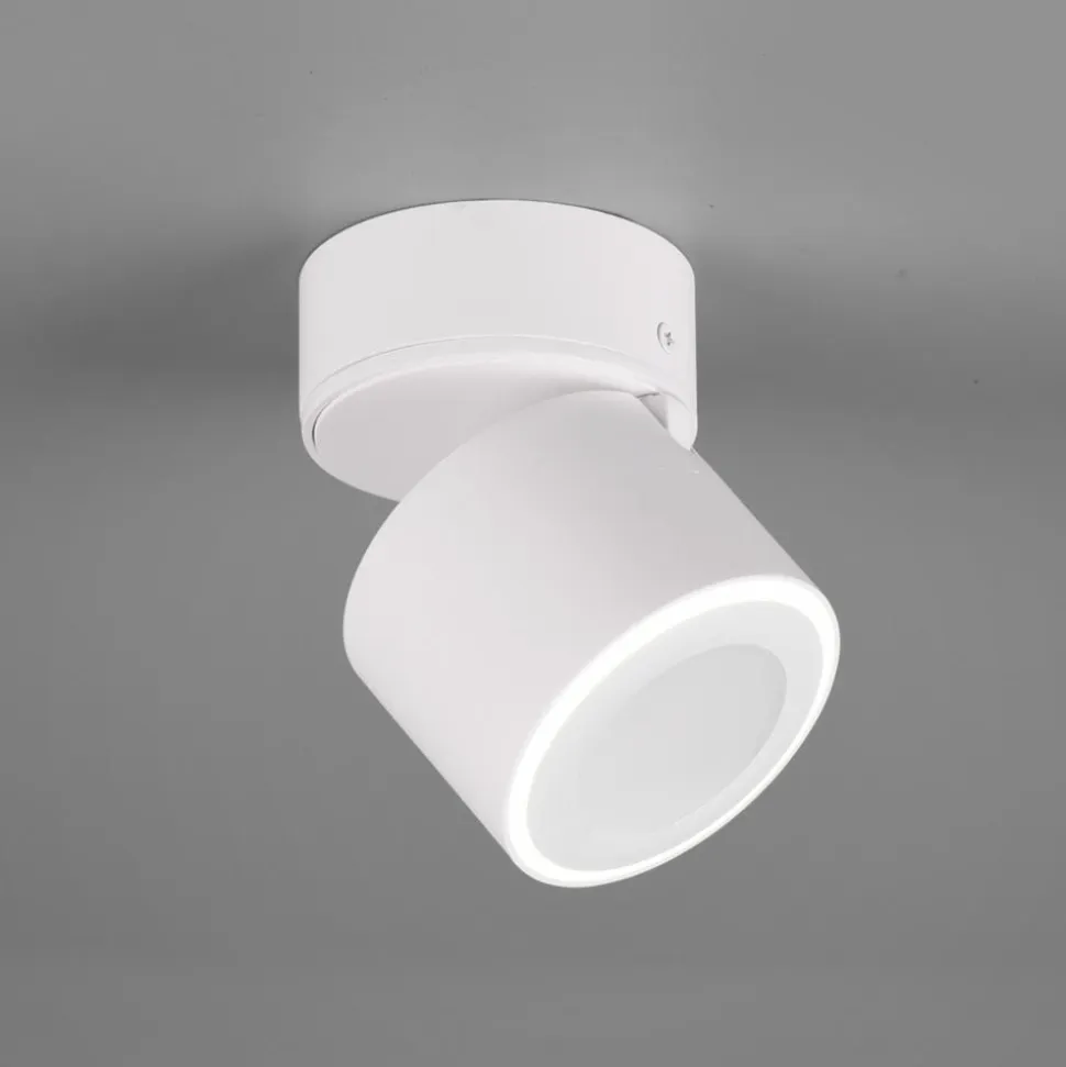 Faretto bianco da incasso led 6w 3000k orientabile