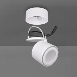 Faretto bianco da incasso led 6w 3000k orientabile