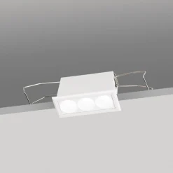 Faretto bianco isyluce exacta da incasso led 4w 4000k