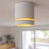 Faretto cilindro bianco da soffitto per interni