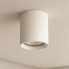 Faretto cilindro bianco per interni da soffitto