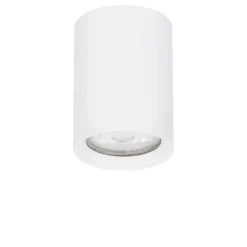 Faretto cilindro bianco per interni da soffitto