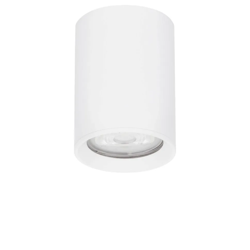 Faretto cilindro bianco per interni da soffitto
