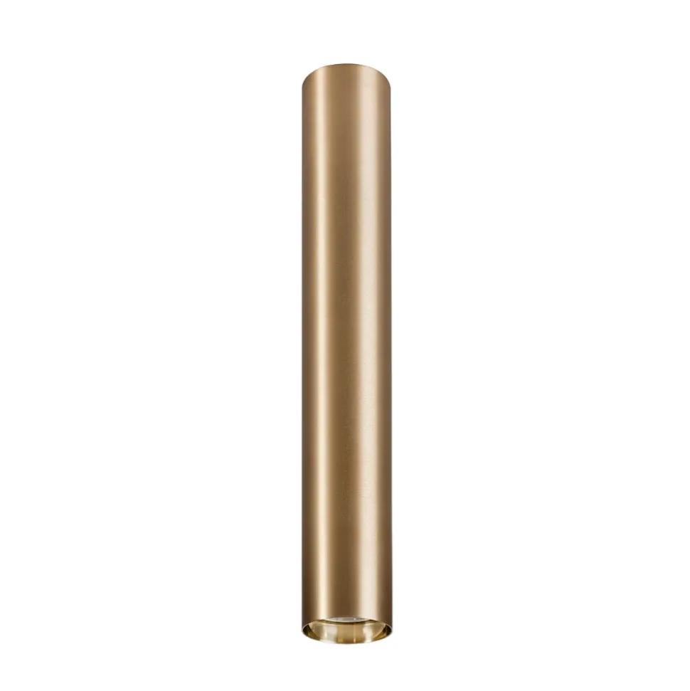 Faretto cilindro da soffitto oro ottone