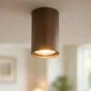 Faretto cilindro da soffitto marrone