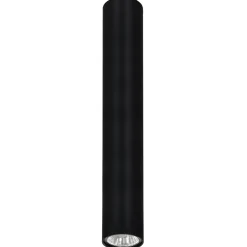 Faretto cilindro da soffitto nero per interni