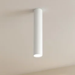 Faretto cilindro da soffitto bianco top light shape