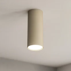 Faretto cilindro da soffitto sabbia top light shape
