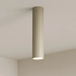 Faretto cilindro da soffitto sabbia top light