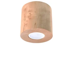 Faretto cilindro in legno da soffitto per interni
