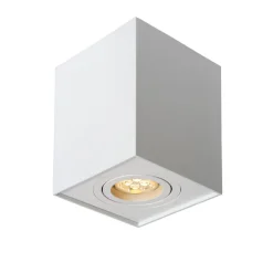 Faretto cubo a soffitto bianco orientabile