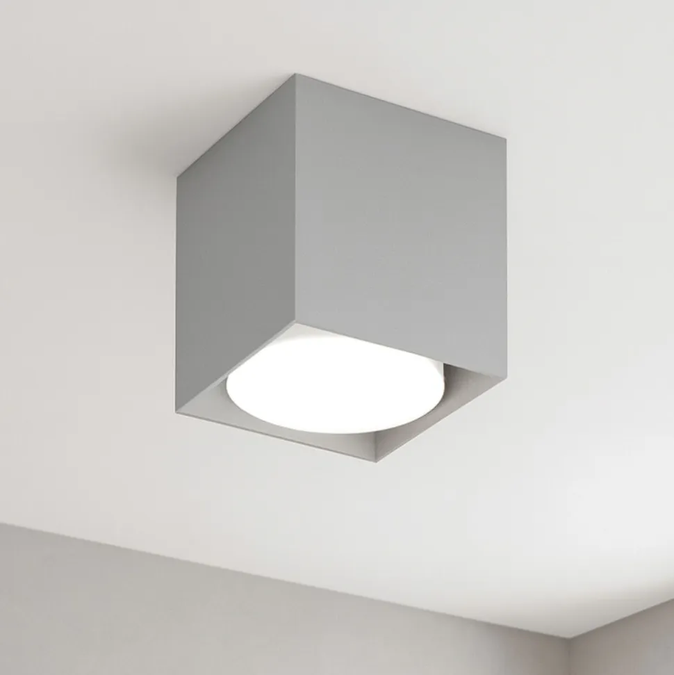 Faretto cubo da soffitto grigio toplight