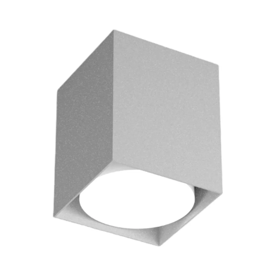 Faretto cubo da soffitto grigio toplight