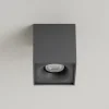 Faretto cubo da soffitto 4.5w 3000k dimmerabile grafite