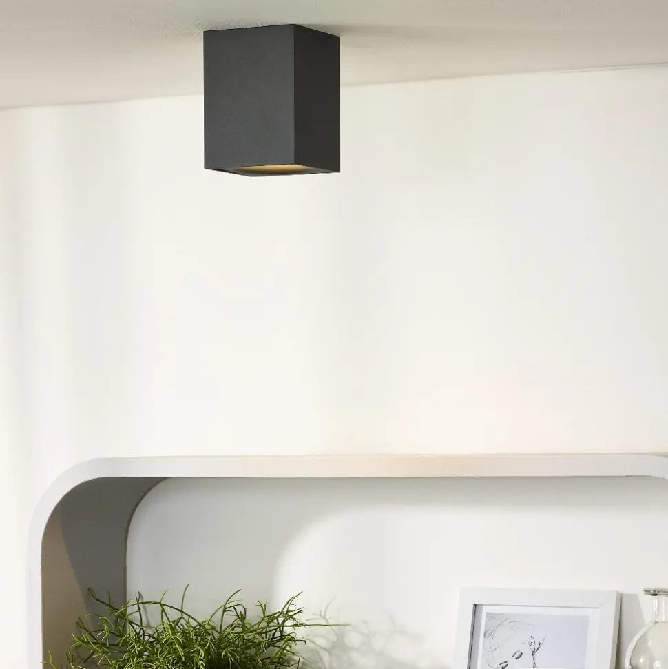 Faretto cubo da soffitto 4.5w 3000k dimmerabile grafite