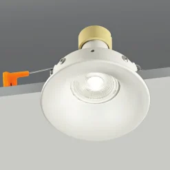 Faretto da controsoffitto a incasso bianco rotondo isyluce