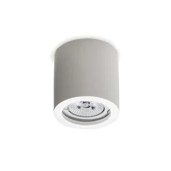 Faretto da cucina cilindro di gesso cristaly bianco gu10 led per interni
