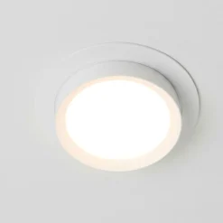 Faretto da incasso a soffitto hoop bianco rotondo gx53 maytoni