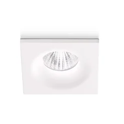 Faretto da incasso a soffitto led 4w 3000k bianco gea luce gaia