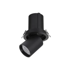 Faretto da incasso a soffitto led 20w 3000k cilindro orientabile