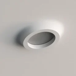Faretto da in casso in gesso per controsoffitto gu10