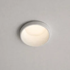 Faretto da incasso in gesso rotondo sforzin thessaly per controsoffitto
