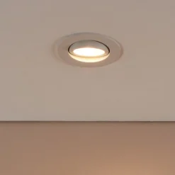 Faretto da incasso 220-240v smart led rgb 2700k a 6500k dimmerabile controllo con app bianco eglo saliceto