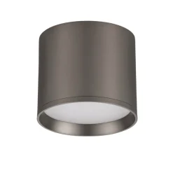 Faretto da osoffitto nickel nero led 10w 3000k cilindro