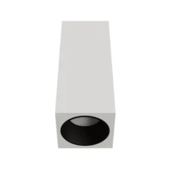 Faretto da soffitto bianco nero gesso e alluminio