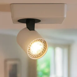 Faretto da soffitto bianco orientabile fp