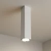Faretto da soffitto bianco squadrato top light