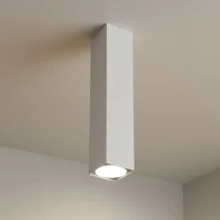 Faretto da soffitto bianco squadrato top light