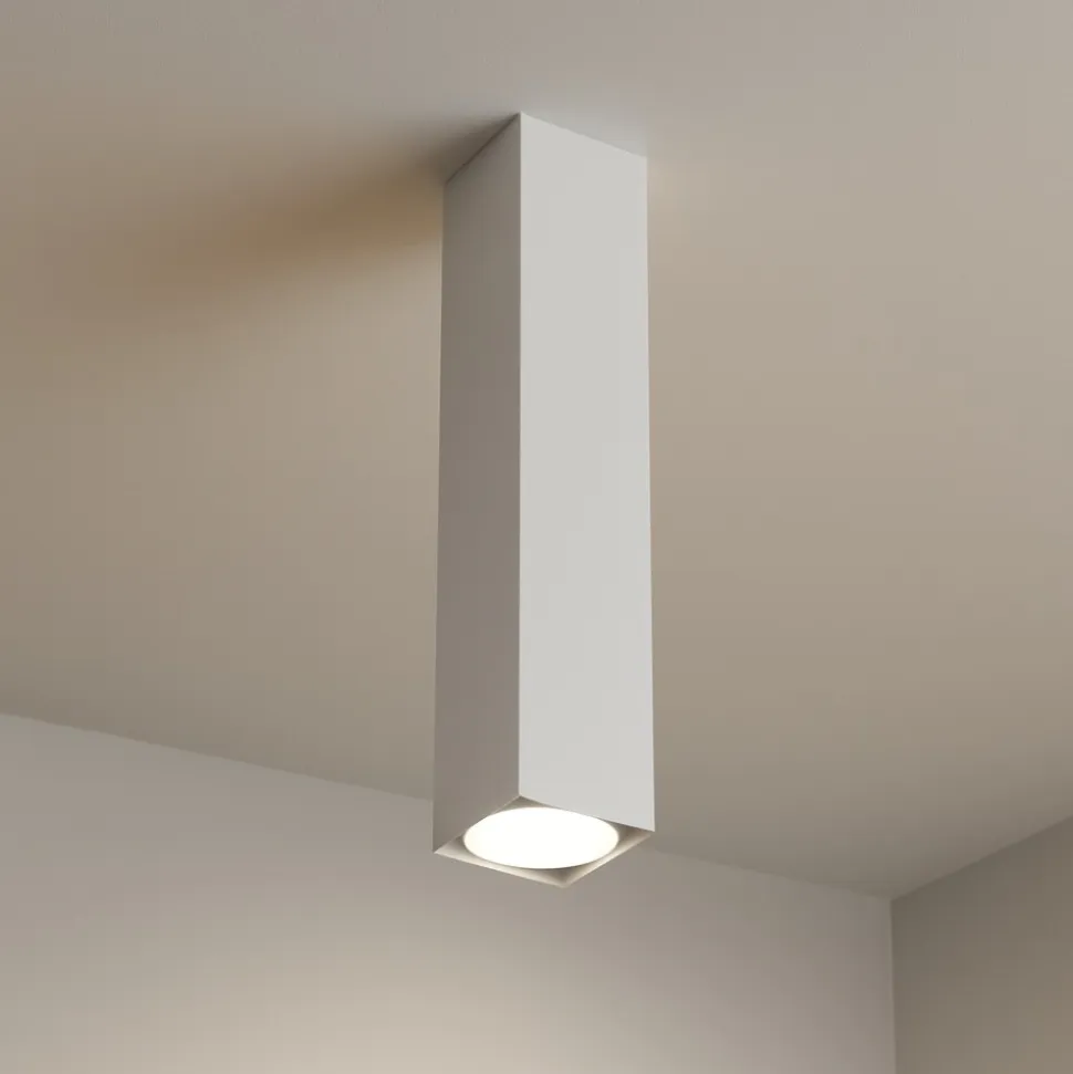 Faretto da soffitto bianco squadrato top light