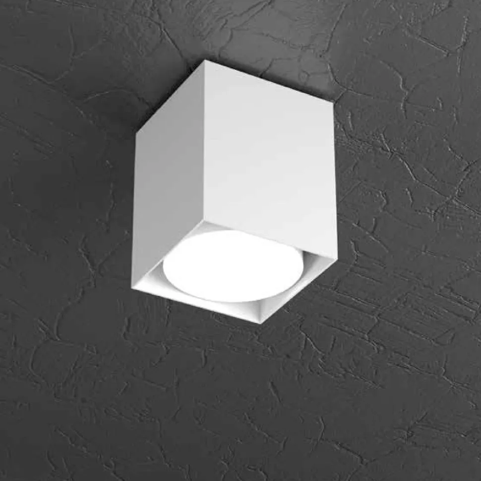 Faretto da soffitto bianco top light plate