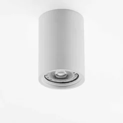 Faretto da soffitto cilindro bianco in gesso isyluce