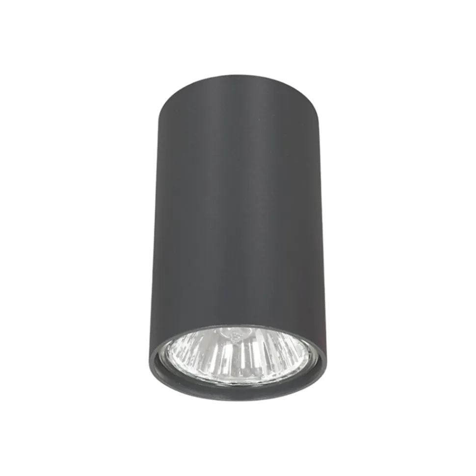 Faretto da soffitto cilindro colore grafite
